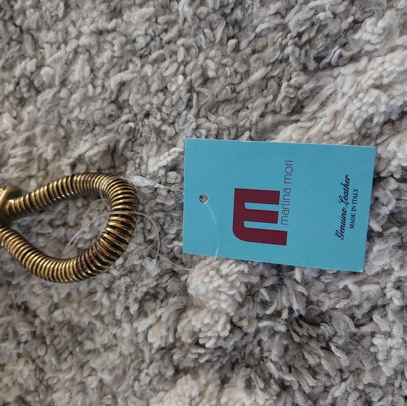 MARTINA MORI Made In Italy Leather Belt - Picture 5 of 5